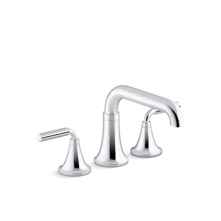 Kohler Tone Deck Mount Bath Faucet Polished Chrome T27417-4-CP